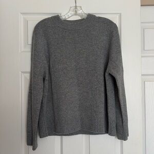 Quince Gray Oversized Cashmere Sweater S